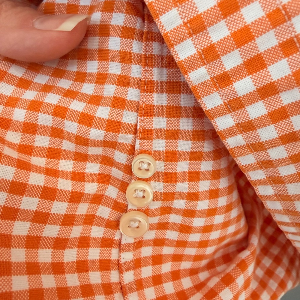 Ralph Lauren‎ Classic Fit Button Down Gingham Plaid Shirt Casual Preppy Logo XXL - Picture 10 of 12